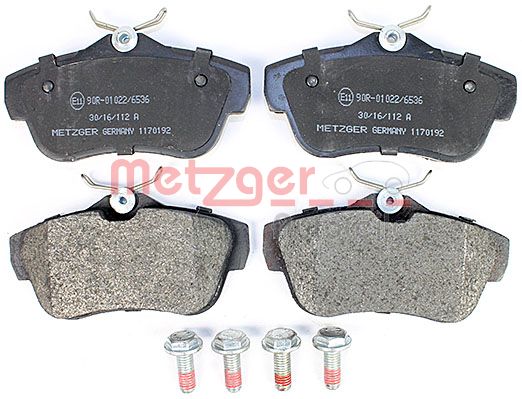 METZGER 1170192 Bremsbelagsatz, Scheibenbremse